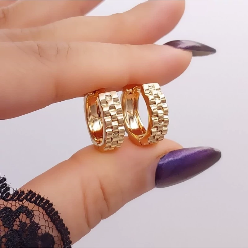گوشواره ژوپینگ طرح رولکس